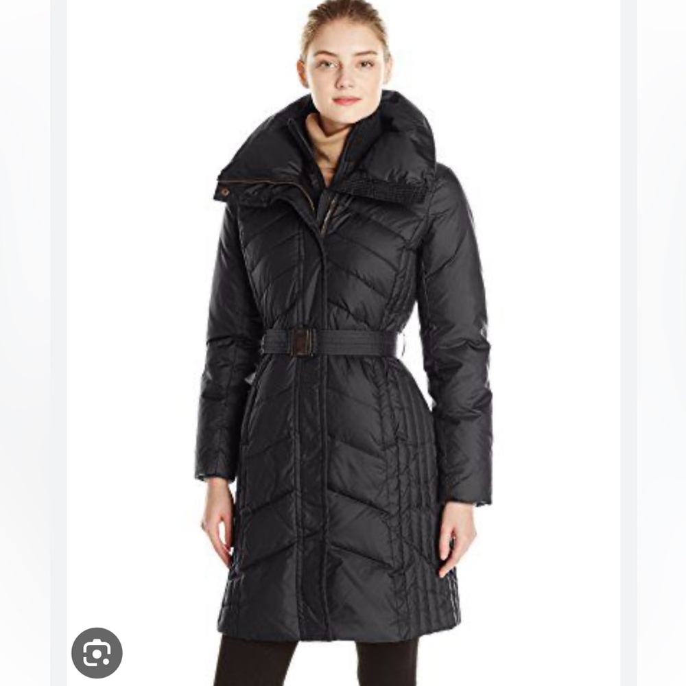 Marc New York Long Belted Down Jacket Sz‎ XS